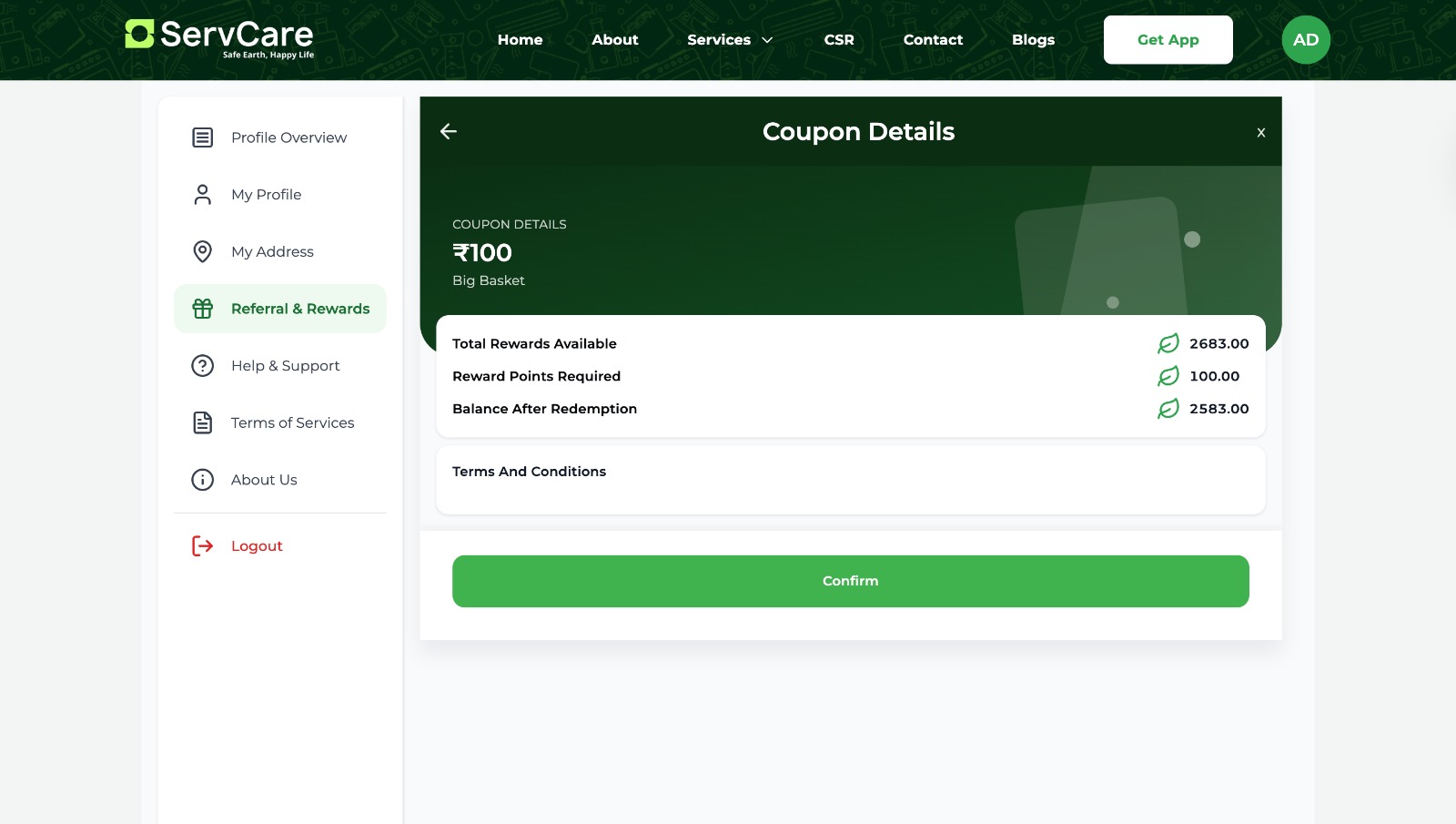 Coupon Details